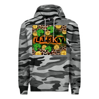 Slate Camo St. Patricks Day lucky Premium Hoodie - CowGirlArtShop