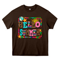 Hello Summer Heavy Core Tee | Teevron