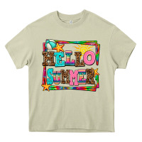 Mossy hello summer Heavy Core Tee - AdoDesignShop