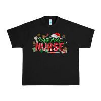 Black Registered Nurse Christmas Urban Heavy Tee - MaliasSmallBusiness