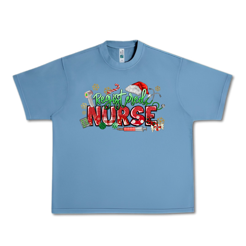 Registered Nurse Christmas Urban Heavy Tee by MaliasSmallBusiness | Teevron
