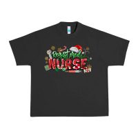 Pigment Black Registered Nurse Christmas Urban Heavy Tee - MaliasSmallBusiness