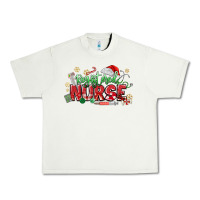Pistachio Registered Nurse Christmas Urban Heavy Tee - MaliasSmallBusiness