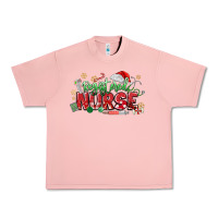 Salmon Registered Nurse Christmas Urban Heavy Tee - MaliasSmallBusiness