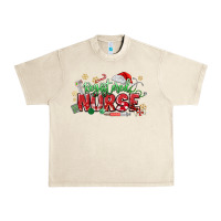 Sandshell Registered Nurse Christmas Urban Heavy Tee - MaliasSmallBusiness