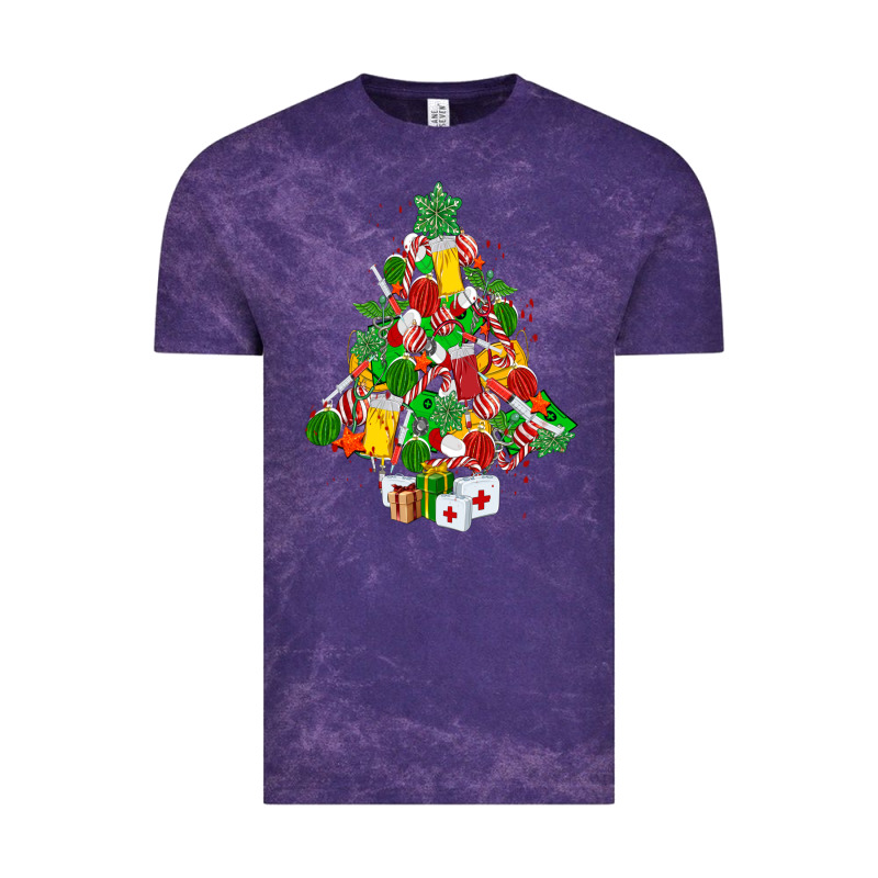 Nurse Christmas Tree Vintage Tee by MaliasSmallBusiness | Teevron