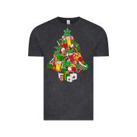 Vintage Black nurse christmas tree Vintage Tee - MaliasSmallBusiness