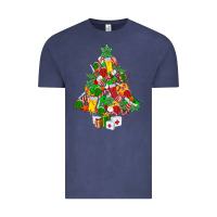 Vintage Denim nurse christmas tree Vintage Tee - MaliasSmallBusiness