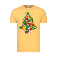 Vintage Mustard nurse christmas tree Vintage Tee - MaliasSmallBusiness