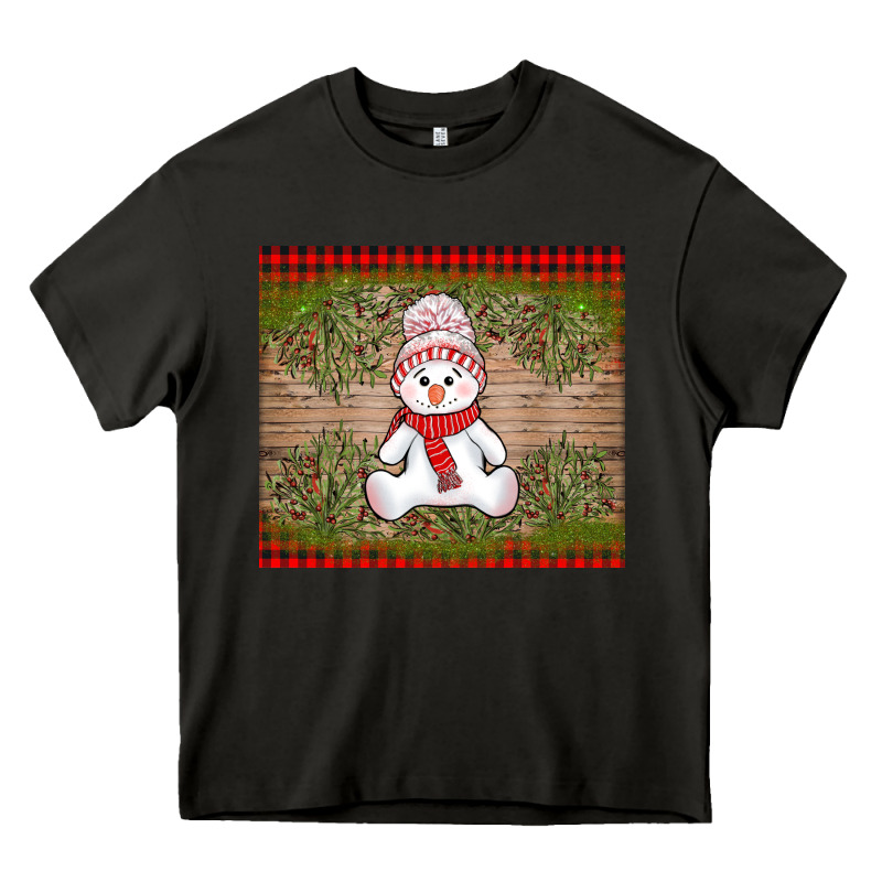 Christmas Snowman Heavy Core Tee by AdoDesignShop | Teevron