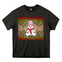 Asphalt Christmas snowman Heavy Core Tee - AdoDesignShop