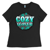 Black cozy season Ladies Tee - AdoDesignShop