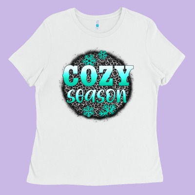 Cozy Season Ladies Tee Designed By Adodesignshop