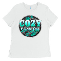 White cozy season Ladies Tee - AdoDesignShop