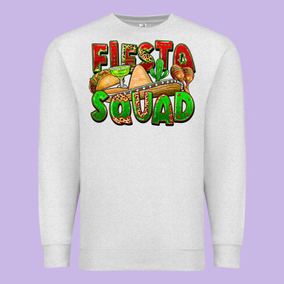 Fiesta Squad Premium Sweatshirt Designed By Fadigitalartstudio