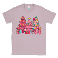 Lilac Pink Christmas trees Classic Tee - NancyCooperArtShop