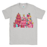 Moon Dust Pink Christmas trees Classic Tee - NancyCooperArtShop