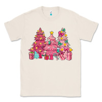 Natural Pink Christmas trees Classic Tee - NancyCooperArtShop