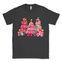 Smoke Pink Christmas trees Classic Tee - NancyCooperArtShop