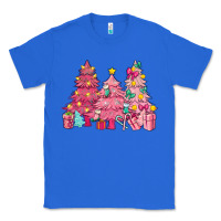 True Royal Pink Christmas trees Classic Tee - NancyCooperArtShop
