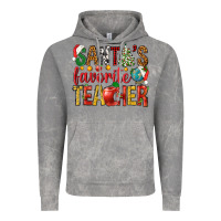 Cloud Rock santas favorite teacher Vintage Hoodie - NancyCooperArtShop