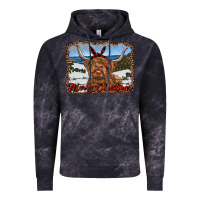 Cloud Black merry christmas highland cow with farm Vintage Hoodie - RanaPortraitStore