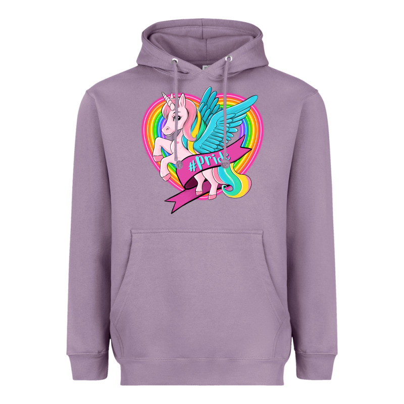 Pride Lgbtq Unicorn Heavyweight Hoodie by OliviaCreatesArt | Teevron