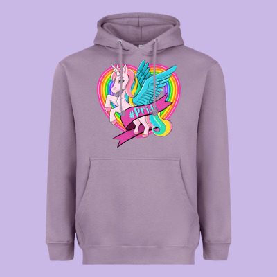 Pride Lgbtq Unicorn Heavyweight Hoodie Designed By Oliviacreatesart