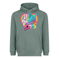 Sage pride lgbtq unicorn Heavyweight Hoodie - OliviaCreatesArt