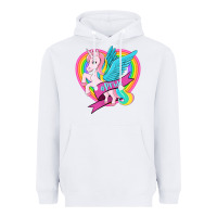 White pride lgbtq unicorn Heavyweight Hoodie - OliviaCreatesArt