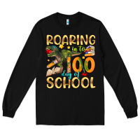 Black roaring in to 100 day of school Long Sleeve Tee - Artiststas