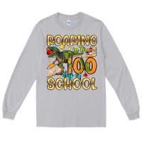 Moon Dust roaring in to 100 day of school Long Sleeve Tee - Artiststas