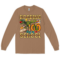 Roaring In To 100 Day Of School Long Sleeve Tee | Teevron