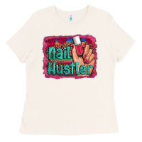 Bone nail hustler serape leopard background Ladies Tee - Artiststas