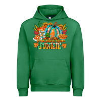 Emerald Pumpkin Spice Junkie Urban Hoodie - CowhideDigitalArt