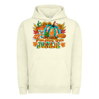 Pigment Pistachio Pumpkin Spice Junkie Urban Hoodie - CowhideDigitalArt