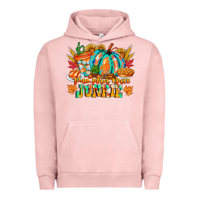 Pumpkin Spice Junkie Urban Hoodie by CowhideDigitalArt | Teevron