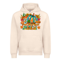 Sandshell Pumpkin Spice Junkie Urban Hoodie - CowhideDigitalArt