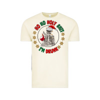Vintage Arctic ho ho holly shit skeleton santa Vintage Tee - MaliasSmallBusiness