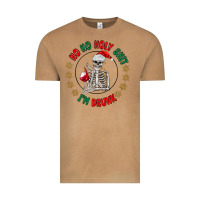 Vintage Camel ho ho holly shit skeleton santa Vintage Tee - MaliasSmallBusiness