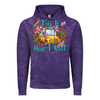 Cloud Purple this is how i roll Vintage Hoodie - NancyCooperArtShop
