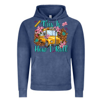 Vintage Denim this is how i roll Vintage Hoodie - NancyCooperArtShop
