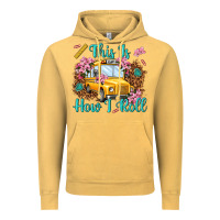 Vintage Mustard this is how i roll Vintage Hoodie - NancyCooperArtShop