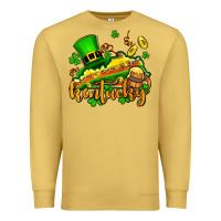 Antique Gold St. Patrick's Kentucky map Premium Sweatshirt - OliviaCreatesArt
