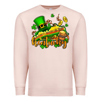Pale Pink St. Patrick's Kentucky map Premium Sweatshirt - OliviaCreatesArt