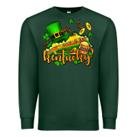 Sports Green St. Patrick's Kentucky map Premium Sweatshirt - OliviaCreatesArt