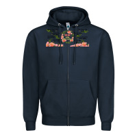 Navy mom daily affirmation Zipper Hoodie - TumblerDesignByShophia