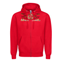 Red mom daily affirmation Zipper Hoodie - TumblerDesignByShophia