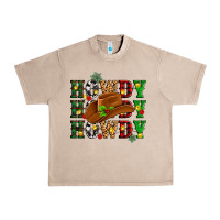 French Oak Howdy Howdy Howdy christmas Urban Heavy Tee - MaliasSmallBusiness
