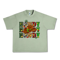 Oil Green Howdy Howdy Howdy christmas Urban Heavy Tee - MaliasSmallBusiness